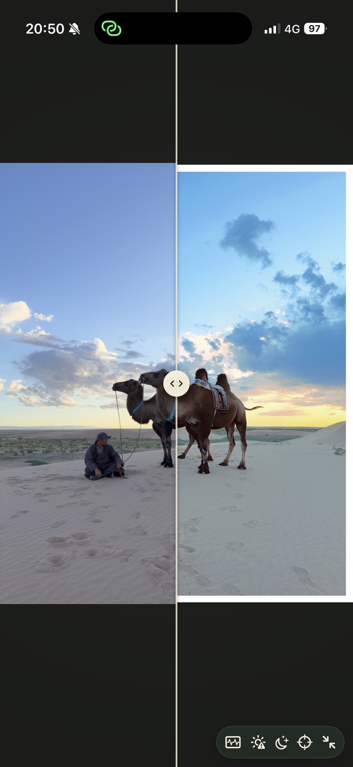 Before and after comparison in FARGLO